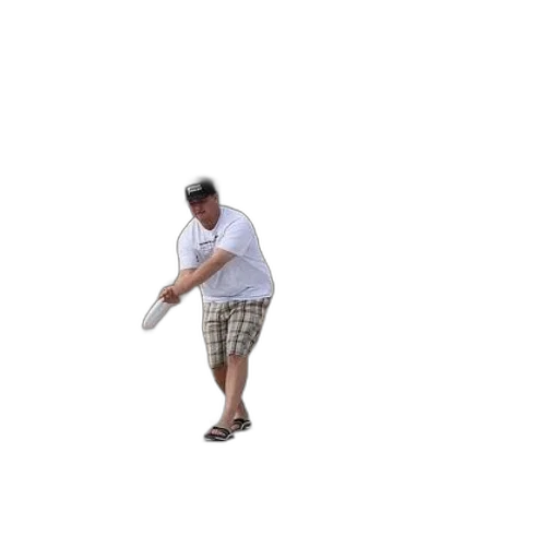 shoes, creature, staff, hat, 3d render, man, white, shirt transparent PNG cut-out