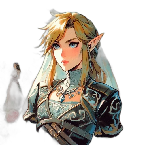 dress, dragon, staff, face, fantasy art, concept art, pixel art, watercolor transparent PNG cut-out