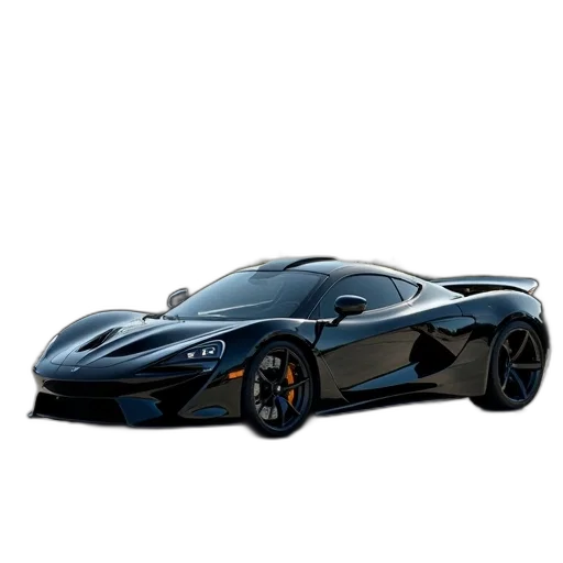 car, weapon, 3d render, photorealistic, concept art, sleek, black, sports transparent PNG cut-out