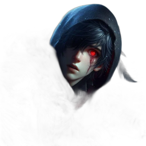 face, mask, robot, jacket, fantasy art, concept art, photorealistic, cyberpunk transparent PNG cut-out