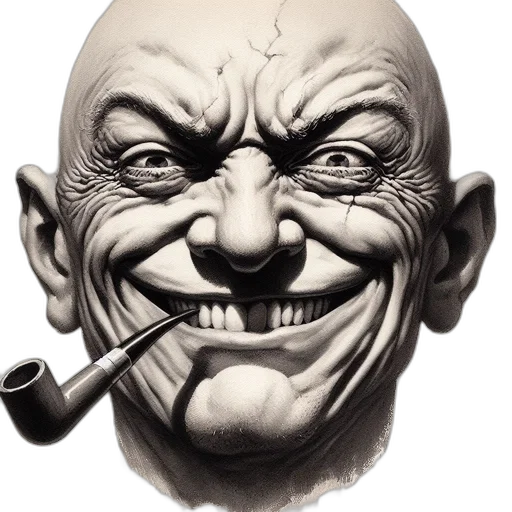 face, mask, staff, creature, photorealistic, concept art, comic book art, pencil sketch transparent PNG cut-out