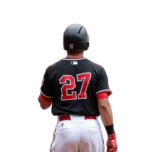 baseball, player, bat, holding, preparing, swing, wearing, black transparent PNG cut-out