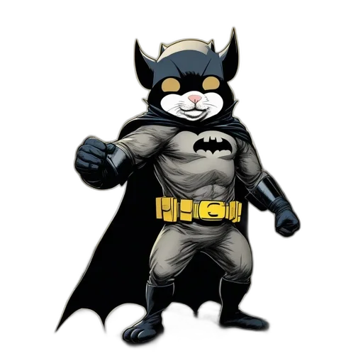 comic book art, cartoon, concept art, 3d render, anthropomorphic, feline, wearing, grey transparent PNG cut-out