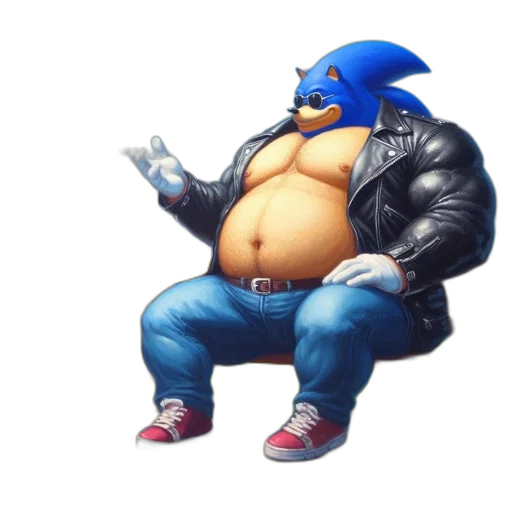 animal, jacket, robot, food, concept art, pixel art, 3d render, cyberpunk transparent PNG cut-out