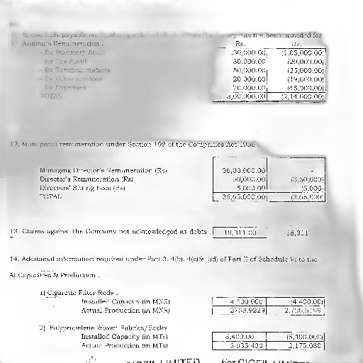 image, financial, document, various, tables, sections, detailing, information transparent PNG cut-out