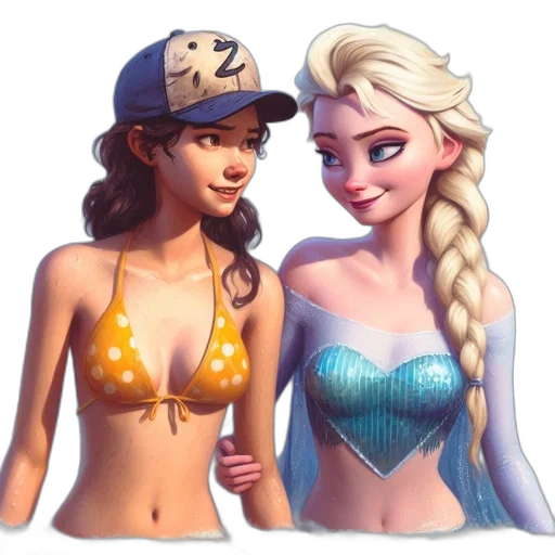 hat, jewelry, concept art, fantasy art, cartoon, pixel art, underwater, beach transparent PNG cut-out