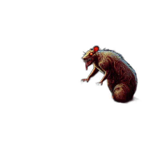 creature, animal, dragon, food, concept art, 3d render, pixel art, photorealistic transparent PNG cut-out