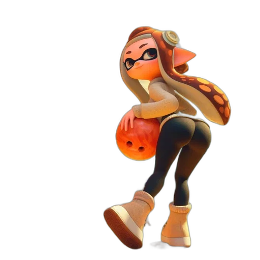 mask, jacket, dress, weapon, concept art, 3d render, pixel art, cartoon transparent PNG cut-out