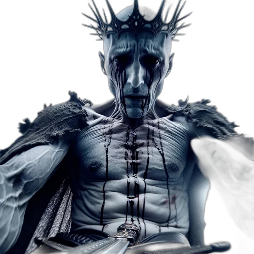 staff, creature, jewelry, crown, concept art, fantasy art, 3d render, photorealistic transparent PNG cut-out