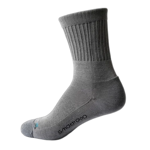 shoes, close-up, image, single, grey, smartwool, sock, brand transparent PNG cut-out