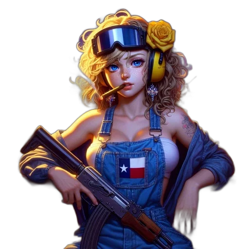 weapon, dress, staff, hat, concept art, fantasy art, pixel art, cyberpunk transparent PNG cut-out
