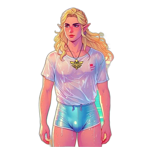 jacket, concept art, vaporwave, pixel art, comic book art, pastel, neon, colorful transparent PNG cut-out
