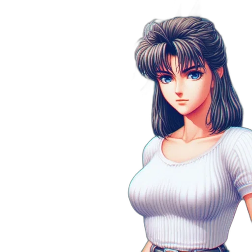 dress, vaporwave, pixel art, photorealistic, concept art, pastel, blue, woman transparent PNG cut-out