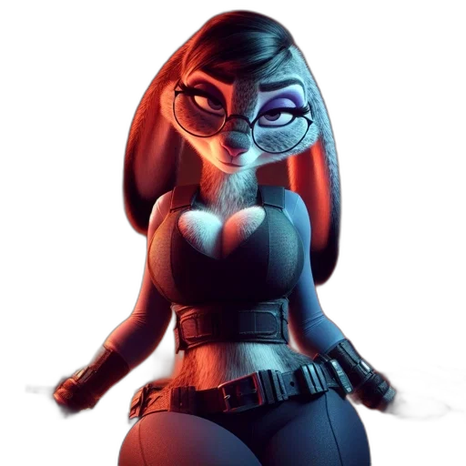 robot, dress, mask, animal, concept art, 3d render, cartoon, comic book art transparent PNG cut-out