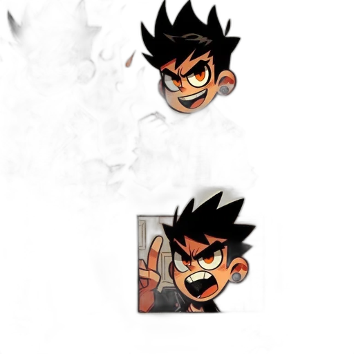 mask, face, concept art, 3d render, cartoon, anime, dark, illustrated transparent PNG cut-out
