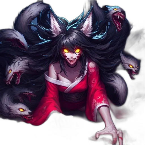 mask, creature, dragon, fantasy art, concept art, anime, comic book art, dark transparent PNG cut-out