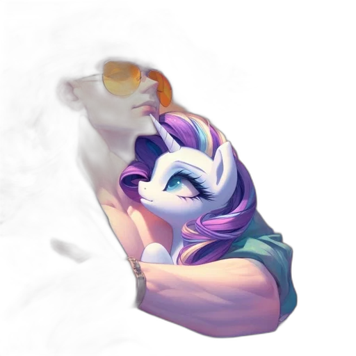 dragon, mask, animal, staff, concept art, vaporwave, fantasy art, pixel art transparent PNG cut-out