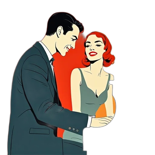 dress, cartoon, comic book art, concept art, photorealistic, fire, red, cover transparent PNG cut-out