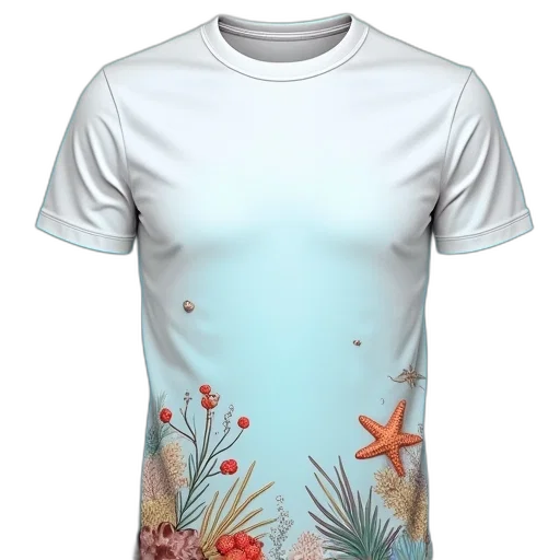 dress, vaporwave, 3d render, underwater transparent PNG cut-out
