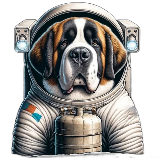 animal, face, staff, robot, photorealistic, concept art, comic book art, cartoon transparent PNG cut-out