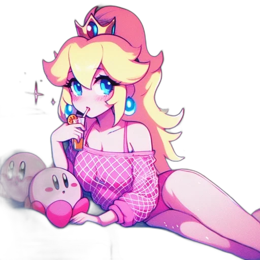 dress, weapon, creature, pixel art, vaporwave, concept art, watercolor, neon lights transparent PNG cut-out