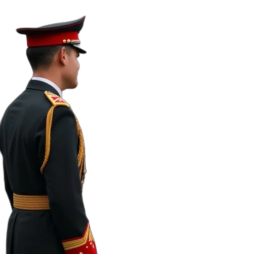 staff, jacket, hat, crown transparent PNG cut-out