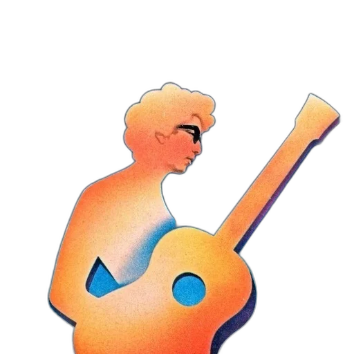 staff, weapon, face, hair, cartoon, pixel art, vaporwave, watercolor transparent PNG cut-out
