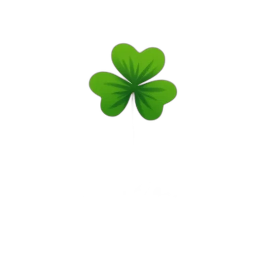 flower, jewelry, crown, weapon, green, stylized, illustration, shamrock transparent PNG cut-out