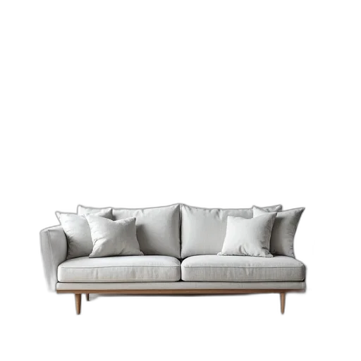 furniture, 3d render, earth tones, monochrome transparent PNG cut-out