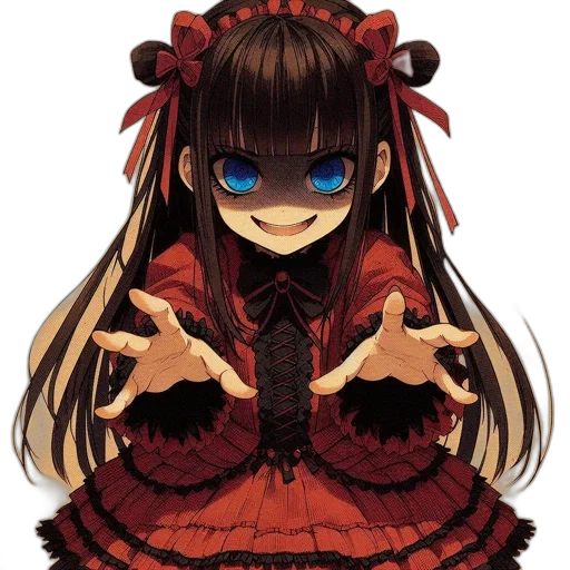 dress, face, mask, creature, anime, pixel art, concept art, cartoon transparent PNG cut-out