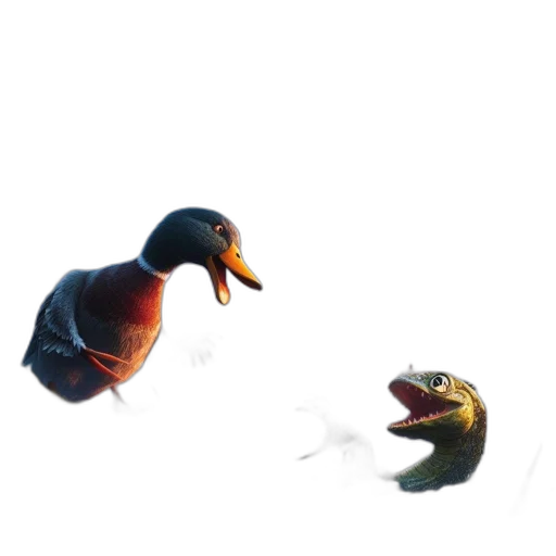 animal, creature, hat, mask, concept art, 3d render, pixel art, photorealistic transparent PNG cut-out