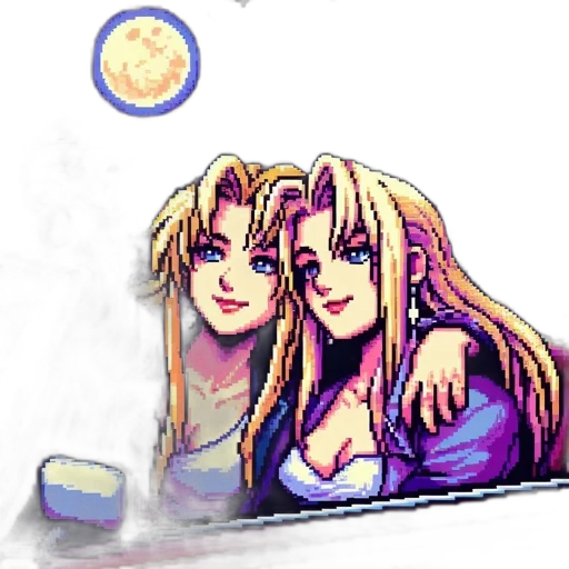 pixel art, vaporwave, concept art, anime, neon lights, outer space, fire, blue transparent PNG cut-out