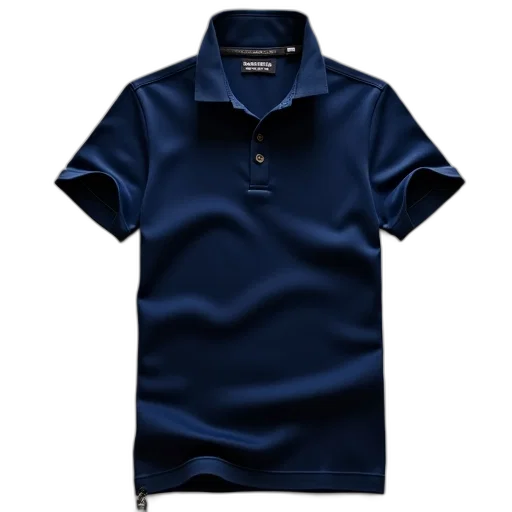 jacket, staff, 3d render, blue, navy, polo, shirt, collar transparent PNG cut-out
