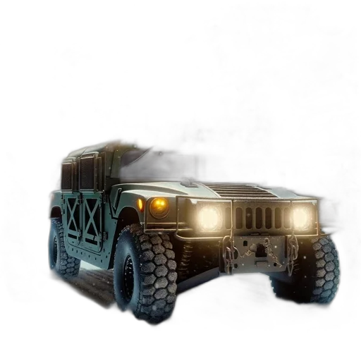 car, weapon, concept art, 3d render, photorealistic, fantasy art, festive, winter transparent PNG cut-out