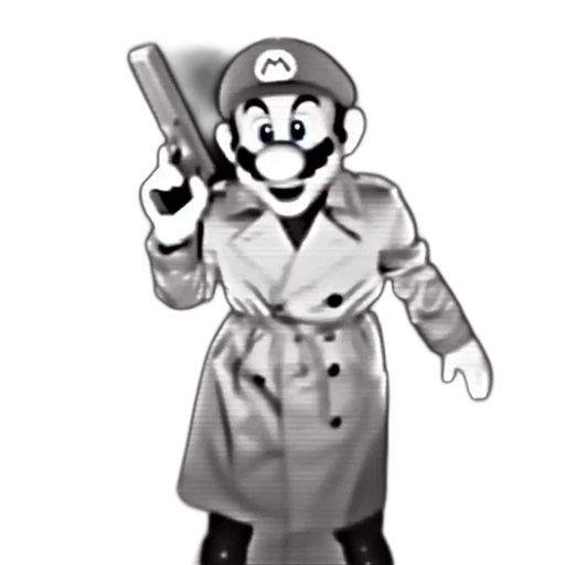 staff, weapon, jacket, hat, cartoon, concept art, 3d render, pixel art transparent PNG cut-out