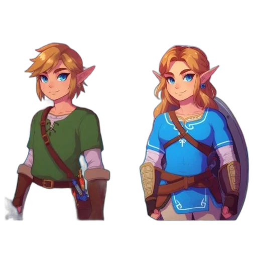 pixel art, concept art, fantasy art, 3d render, pastel, green, blue, colorful transparent PNG cut-out