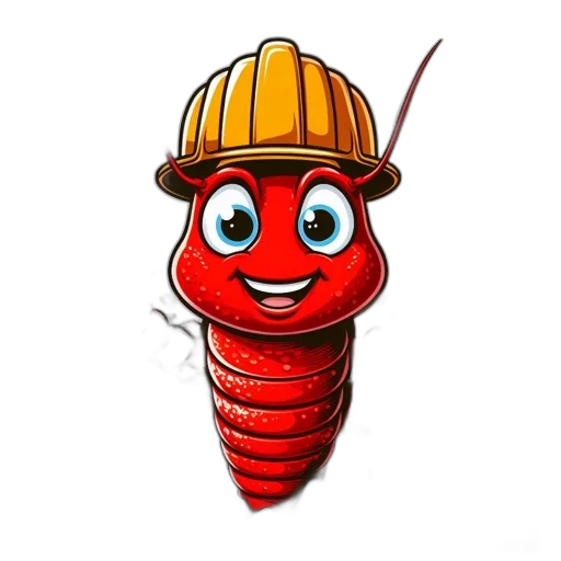 staff, robot, animal, creature, concept art, 3d render, photorealistic, cheerful transparent PNG cut-out