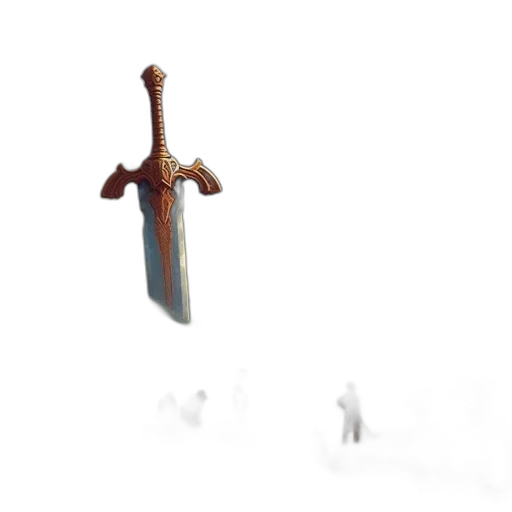 sword, weapon, staff, dragon, concept art, fantasy art, 3d render, pixel art transparent PNG cut-out