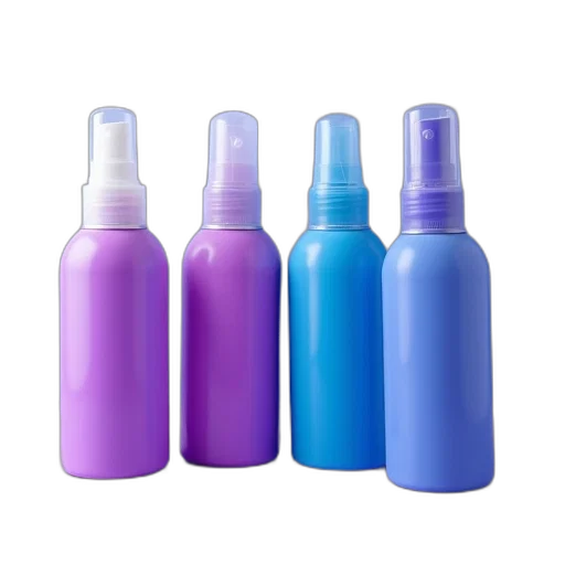 bottle, blue, pastel, colorful transparent PNG cut-out