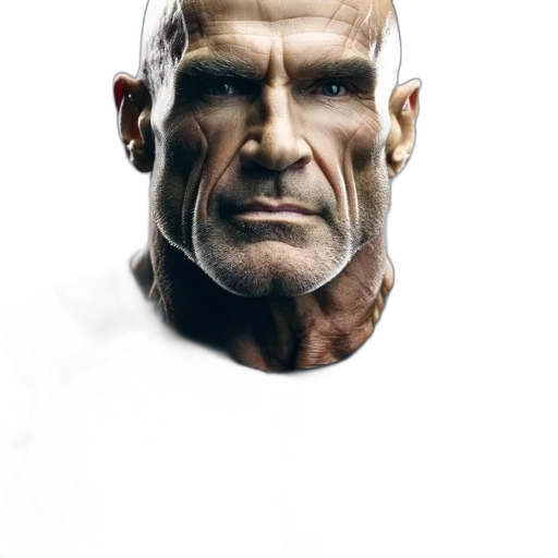 face, mask, robot, animal, photorealistic, 3d render, concept art, comic book art transparent PNG cut-out