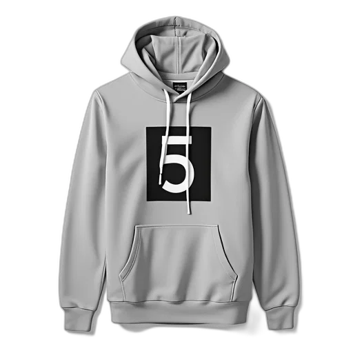 jacket, 3d render, monochrome, grey, hoodie, white, zipper, black transparent PNG cut-out