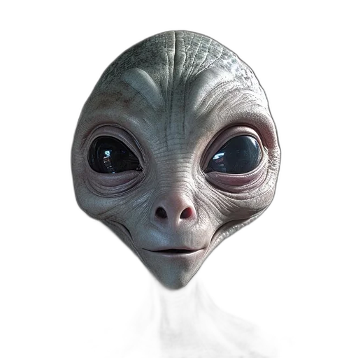 mask, creature, face, staff, concept art, 3d render, photorealistic, fantasy art transparent PNG cut-out