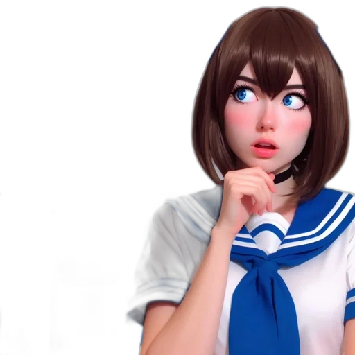 robot, dress, face, anime, 3d render, photorealistic, concept art, neon lights transparent PNG cut-out