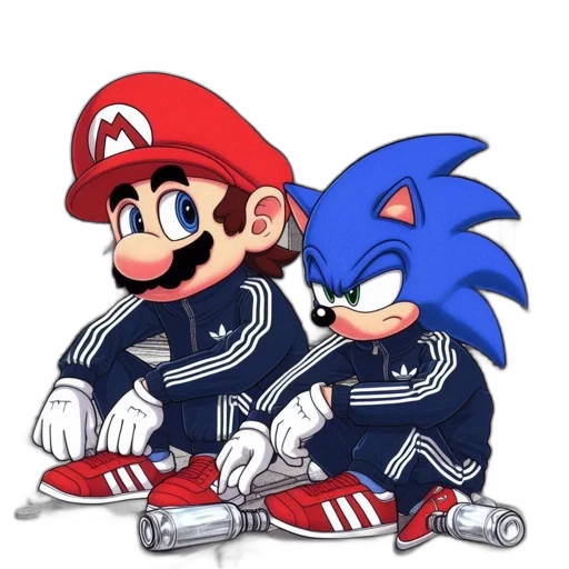 shoes, hat, weapon, animal, pixel art, concept art, anime, 3d render transparent PNG cut-out