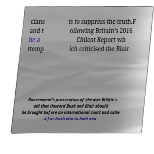 image, contains, text, discussing, chilcot, report, criticism, blair transparent PNG cut-out