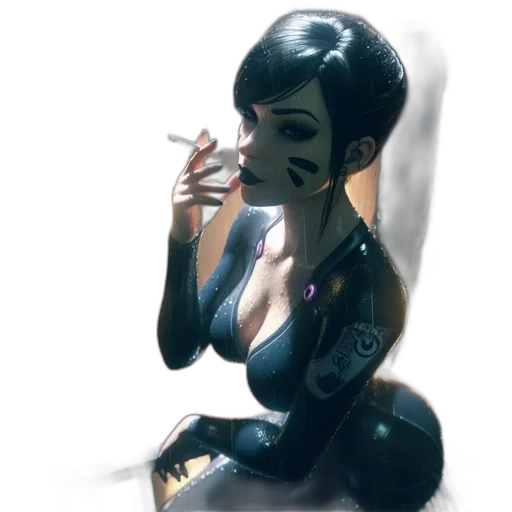 dress, robot, face, mask, concept art, comic book art, fantasy art, cyberpunk transparent PNG cut-out