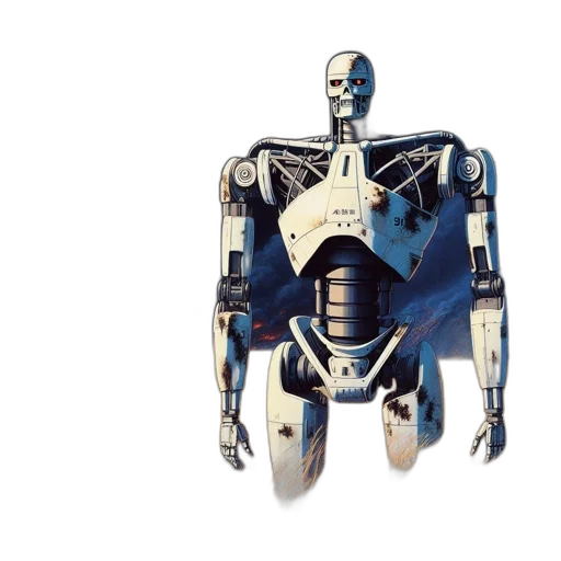 robot, jacket, jewelry, concept art, 3d render, tall, metallic, humanoid transparent PNG cut-out