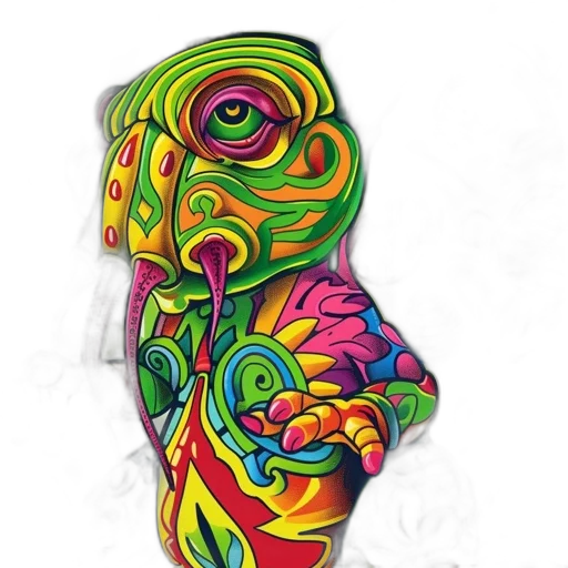 mask, face, shoes, flower, photorealistic, concept art, 3d render, cartoon transparent PNG cut-out