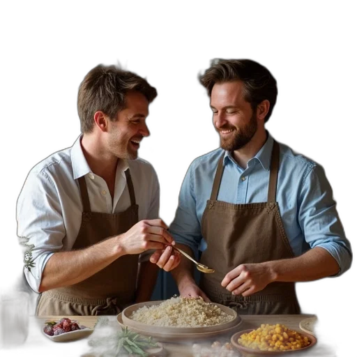 food, staff, evan, ben, talk, about, stuff, podcast transparent PNG cut-out