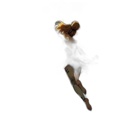 staff, dress, hair, weapon, concept art, 3d render, fantasy art, pixel art transparent PNG cut-out